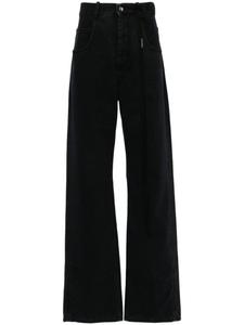 Ann Demeulemeester прямые джинсы, черный