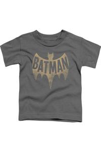 Футболка с классическим логотипом из сериала "Бэтмен" для детей Gildan, Charcoal