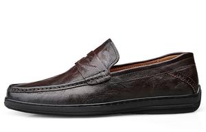 Мужские повседневные кроссовки низкие черные/темно-коричневые DCK