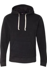 Толстовка с капюшоном из флиса Triblend от J. America, цвет black solid