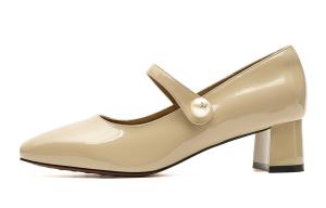Туфли Мэри Джейн женские абрикосовые Eblan, цвет Apricot