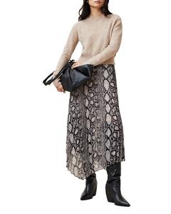 Свитер и платье-комбинация Donatella ALLSAINTS, мультиколор