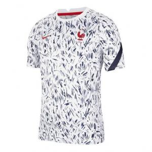 Футболка сборной Франции 20 21 предматчевая футболка Nike, белый