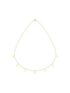 Alexander York Колье с изображением луны и звезд из золота, изготовленное из серебра 925 пробы с золотым покрытием