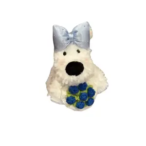 Плюшевый кулон с щенком вест хайленд уайт терьера 12 см CHUNTUSHU