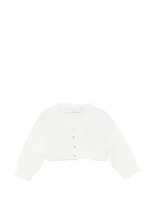 Топ с пуговицами, украшенными стразами Colorichiari, бежевый