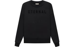 Свитшот с принтом Eternal Slogan Fear Of God, черный