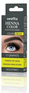 Венита, Хна для бровей кремовый, графитовый, Venita