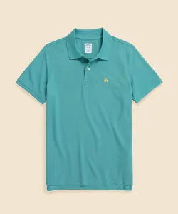 Поло-рубашка из эластичного пике Supima Cotton Stretch Piqué с логотипом GF, приталенного кроя.