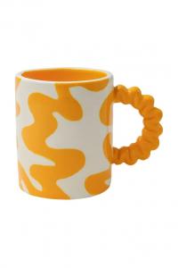 Кружка Дэниела 12,5 х 8 х 9 см Qué Rico, оранжевый