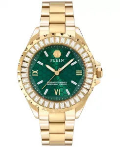 Женские наручные часы Plein Heaven Crystal Gold Ion Plated из нержавеющей стали, 38 мм Philipp Plein