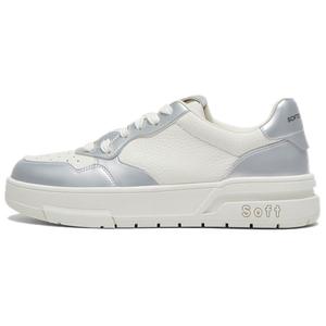 BASTO Низкие женские скейтерские кеды Ecru/Silver, цвет Ecru/Silver