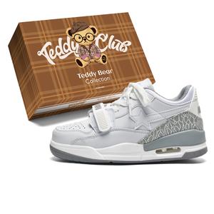 Teddy Bear Collection Кроссовки для скейтбординга унисекс, низкие, белые/красные/черные