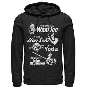 Мужская толстовка на день отца «Звездные войны» Strong Daring Wise Star Wars