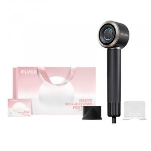 Фен с отрицательными ионами для ухода за волосами, термостат и быстрая сушка, холодный и горячий воздух, высокая скорость сушки FH6371 FLYCO, fh6371 interstellar черный, mid-autumn box limited edition (with mounting bracket)