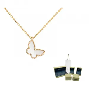 Van Cleef & Arpels Кулон бабочка из желтого золота 18 карат