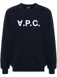 A.P.C. толстовка с логотипом, синий
