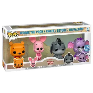 Фигурка Винни-Пуха из мультфильмов Disney от Funko, 4 штуки, розовый