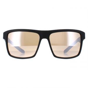 Квадратные мужские матовые черные люмлены серебристого цвета с ионизированным пространством Dragon, черный