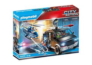 PLAYMOBIL, Полицейский вертолет: Погоня за сбежавшей машиной, 70575