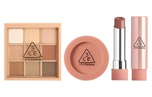 Тени для век, румяна и помада наборы для макияжа легко растушевываются естественное контурирование 3CE