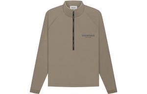 Полузастегивающаяся спортивная куртка Fear Of God Essentials, пшенично-коричневый
