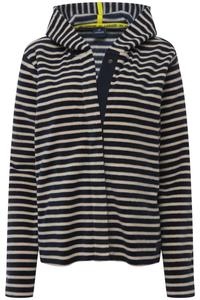 Худи с капюшоном на молнии LAURASØN, Beige/marine blue