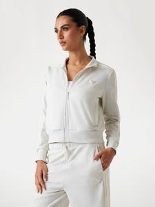 Толстовка с капюшоном на молнии GUESS, белый