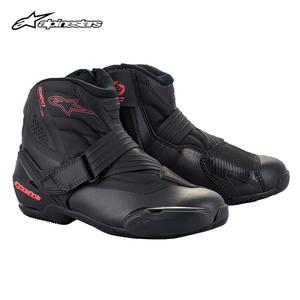 ALPINESTARS PROTECTS Женские мотоциклетные ботинки, короткие, гоночные, SMX-1 R V2, черно-розовые, размер 38