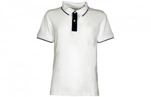 TRUSSARDI Белая поло для мужчин
