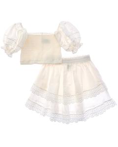 Юбка Little Peixoto Simone, белый