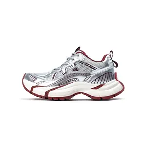 TEN MIRO Дышащие противоскользящие кроссовки на платформе с эффектом увеличения роста унисекс красные, цвет Red