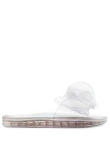 Y/Project шлепанцы с цветочным декором из коллаборации с Melissa, нейтральный цвет