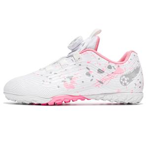 Футболка TF резиновые сломанные шипы искусственный грунт натуральный грунт противоскользящие футбольные бутсы унисекс Hicellon, белый розовый 1002