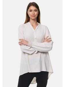 Бежевая блузка-рубашка свободного кроя PM SELECTED