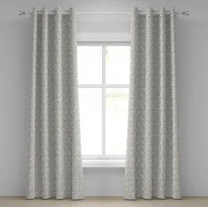 Винтажная штора на люверсах ABAKUHAUS, узор Цветущие романтические розы и листья - ностальгическая иллюстрация, декоративные двухпанельные шторы, 280 см x 225 см, цвет Реседа-зеленый, сине-серый Abakuhaus