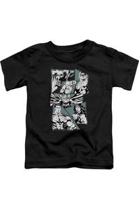 Детская футболка с коротким рукавом "Лига справедливости Америки: Могучая лига" Gildan, черный