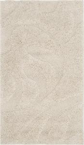 Ковер SAFAVIEH, 69 x 122 см, Florida Shag Collection, Creme & Creme, узор Scroll, без линьки и простой в уходе, идеален для помещений с высокой проходимостью: прихожая, гостиная, спальня (SG468-1111)