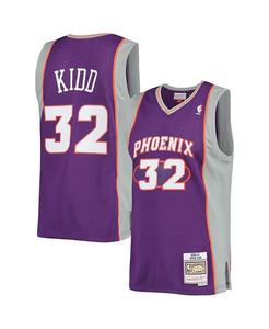 Мужская Джерси Jason Kidd Purple Phoenix Suns Big and Tall Hardwood Classics 2000-01 Swingman Mitchell & Ness, фиолетовый