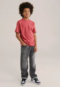 Ультрамягкая базовая футболка We Fashion, Coral Pink