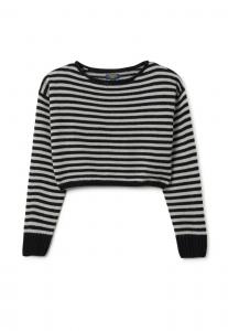Джемпер OVS STRIPED, Black Grey/Black
