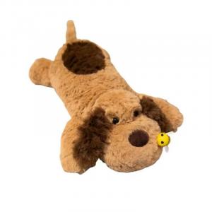 Очаровательная милая плюшевая игрушка собачка медового цвета, плюшевая кукла, высота 35см Barbne, коричневый