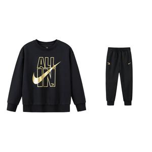 Детская повседневная спортивная одежда Nike, черный