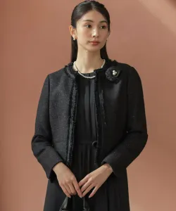 Твидовый жакет Lame Loop Mall Suite, цвет Navy [075]