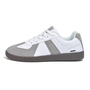 King Jinmai Низкие скейтерские кроссовки унисекс бело-серые, цвет White Gray