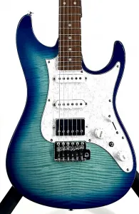 Электрогитара Ibanez AZ22S1FTXB - Прозрачный бирюзовый градиент