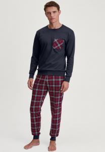 Пижамный комплект Calida SET BÜNDCHEN , Dark Sapphire/Dark Blue