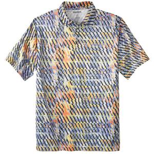 Мужская рубашка-поло без пота Kingsize Big & Tall KingSize, цвет Geo Cloud