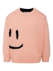 Жаккардовый джемпер со смайликом Molo, розовый