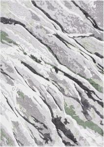 Ковер SAFAVIEH, 61 x 153 см, Century Collection, Grey & Green, современный абстрактный дизайн, не линяет и прост в уходе, идеален для помещений с высокой проходимостью: прихожая, гостиная, спальня (CTY324F)